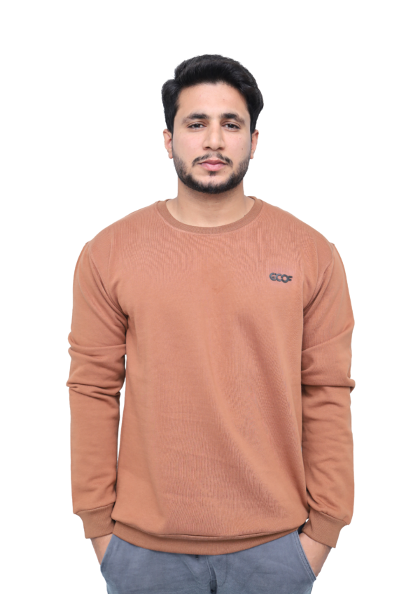 ECOF CAMEL BEIGE SWEATSHIRT - Image 3