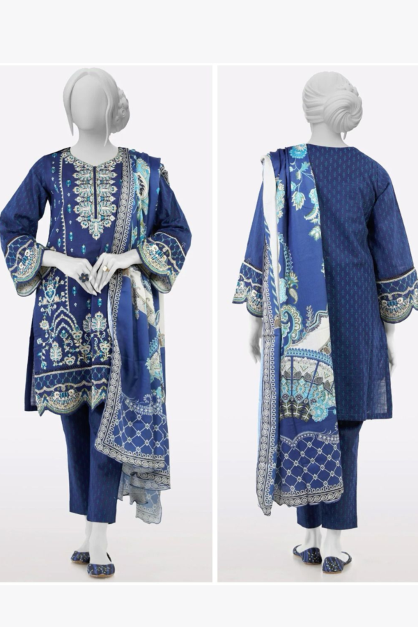 ECOF Printed | 3 Piece Lawn Unstitched