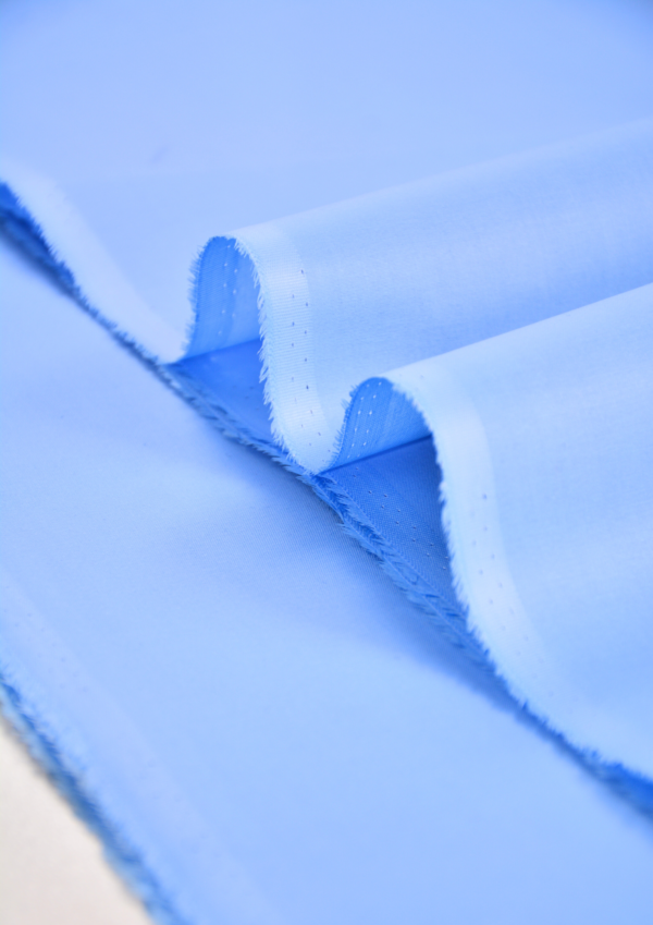 ECOF SKY Blue Cotton Fabric – Soft, Elegant, and Versatile