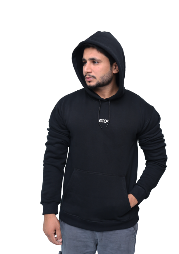ECOF JET BLACK Hoodie - Image 3