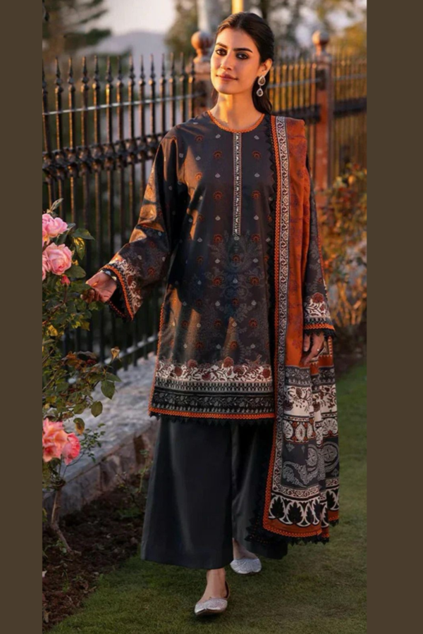 ECOF Printed | 3 Piece Lawn Unstitched