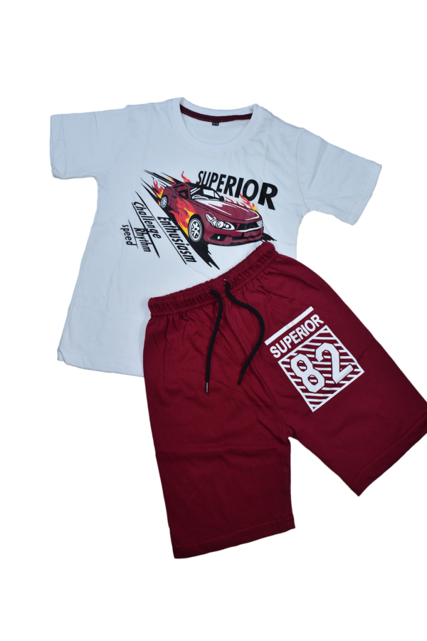 ECOF Boy Kids Printed Shirt & Necker
